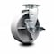 Service Caster 6 Inch Semi Steel Cast Iron Swivel Caster with Roller Bearing and Brake SCC SCC-20S620-SSR-TLB - alternate 1